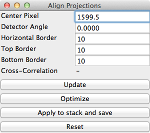 align projections tool