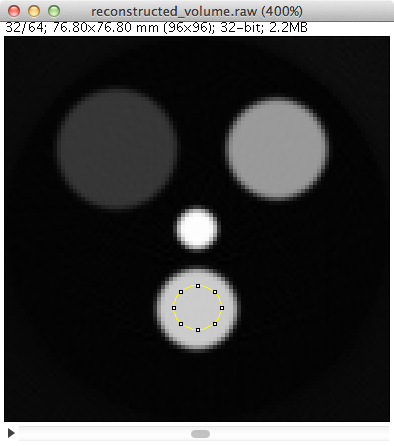 reconstructed volume example